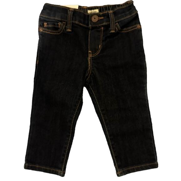 NWT OshKosh Dark Wash Skinny Jeans 9Mo - Picture 1 of 5